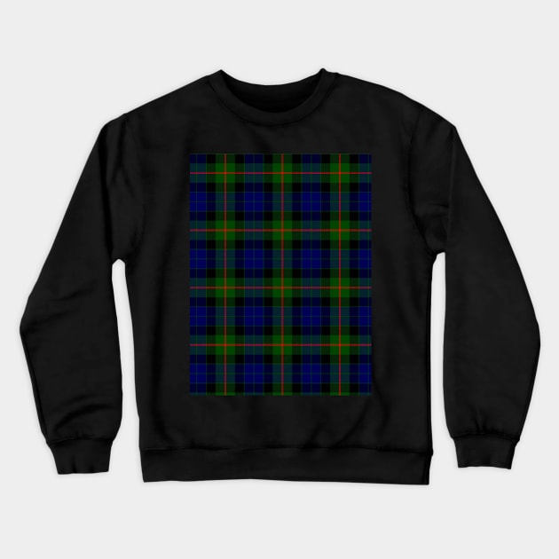 Gunn Modern Plaid Tartan Scottish Crewneck Sweatshirt by ScottishShop